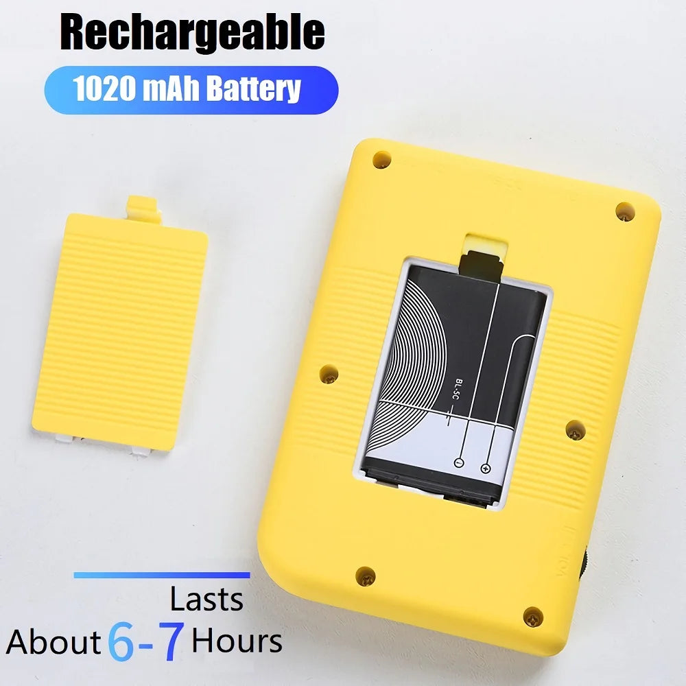 Retro bærbar spillkonsoll – Mini håndholdt 8-bit med 3,0" fargeskjerm og 500 innebygde spill